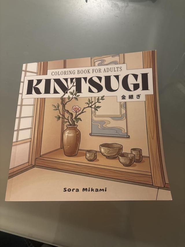 Customer photo by Ramzi Moukaddem - The Kintsugi Mind coloring book review